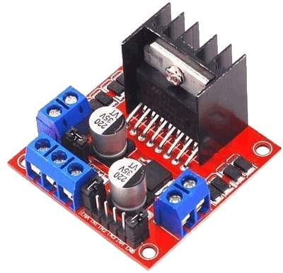 řadic DC motorů s modulem L298N